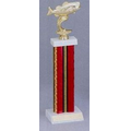 13" Red Holographic Trophy w/ Top Figure